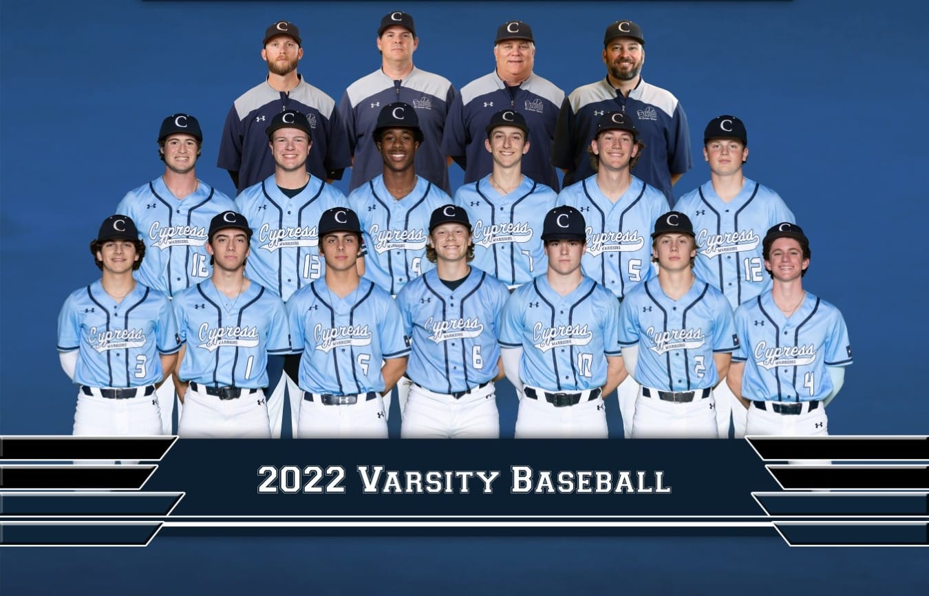 Varsity Baseball Earns Academic Excellence Award