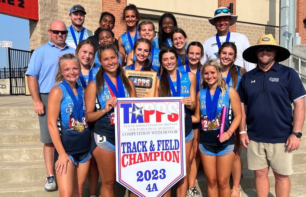 Girls Track & Field are STATE CHAMPIONS  for the Third Year in a Row!