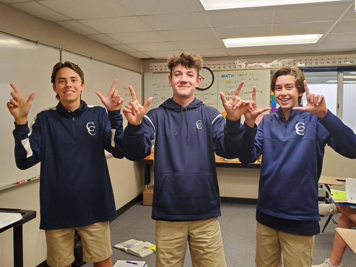 ASL Students Sign the Pledge of Allegiance