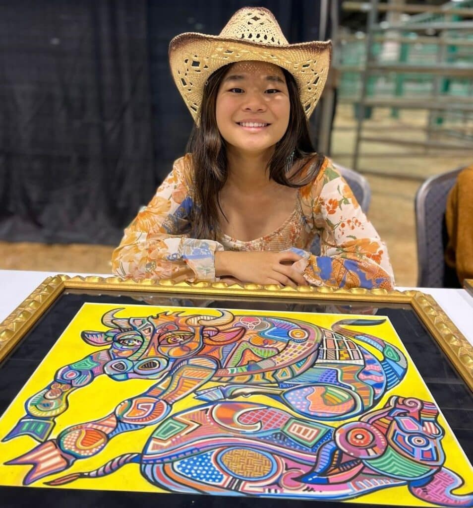 Senior Abigail Sanders is First CCS Houston Rodeo Auction Winner