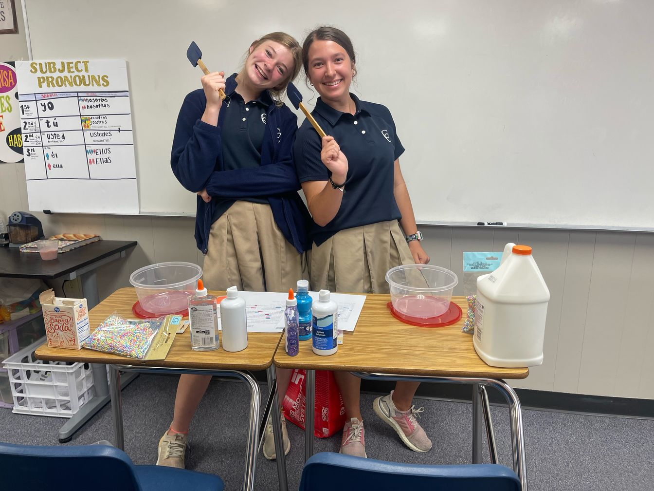 Spanish 2 Students Teach Cooking Class