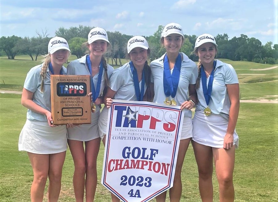 Cypress Christian School Lady Warriors Golf Team are STATE CHAMPS for the FIRST TIME IN SCHOOL HISTORY!