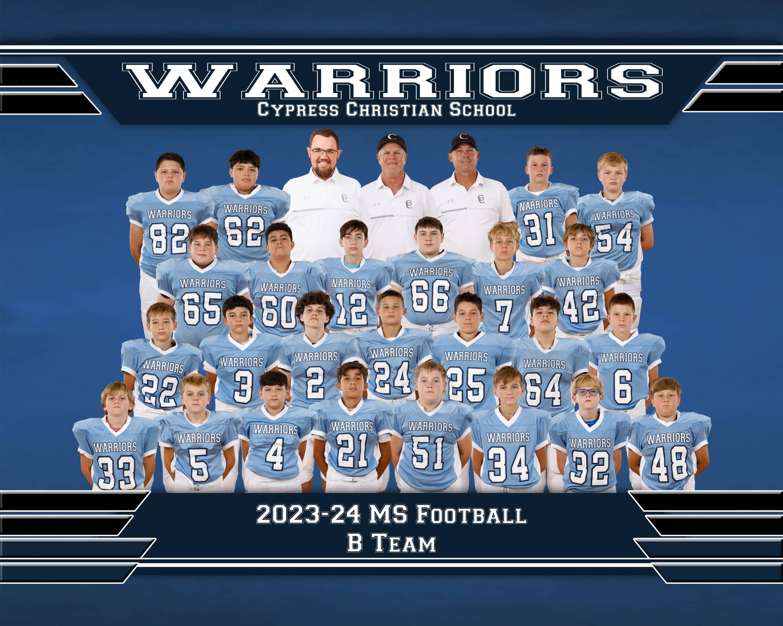 Football Middle School B Cypress Christian School