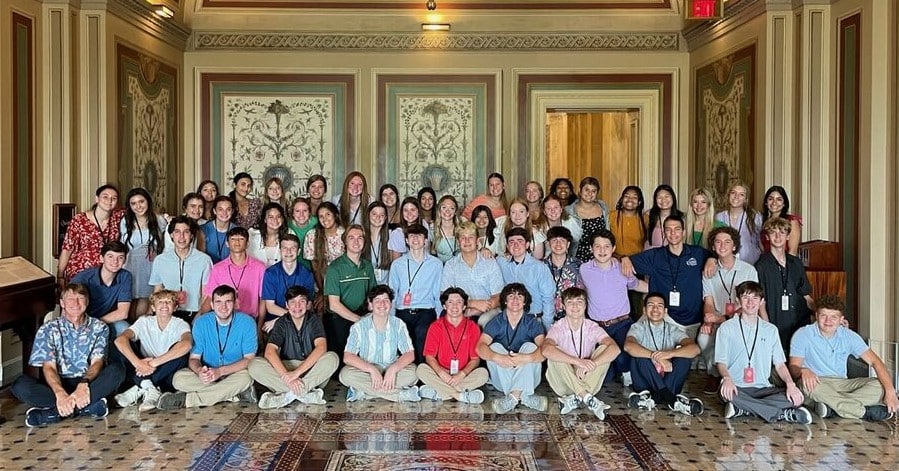 CCS Warrior Leadership Academy students traveled to Washington, D.C. for their Student Leadership University 201 experience.