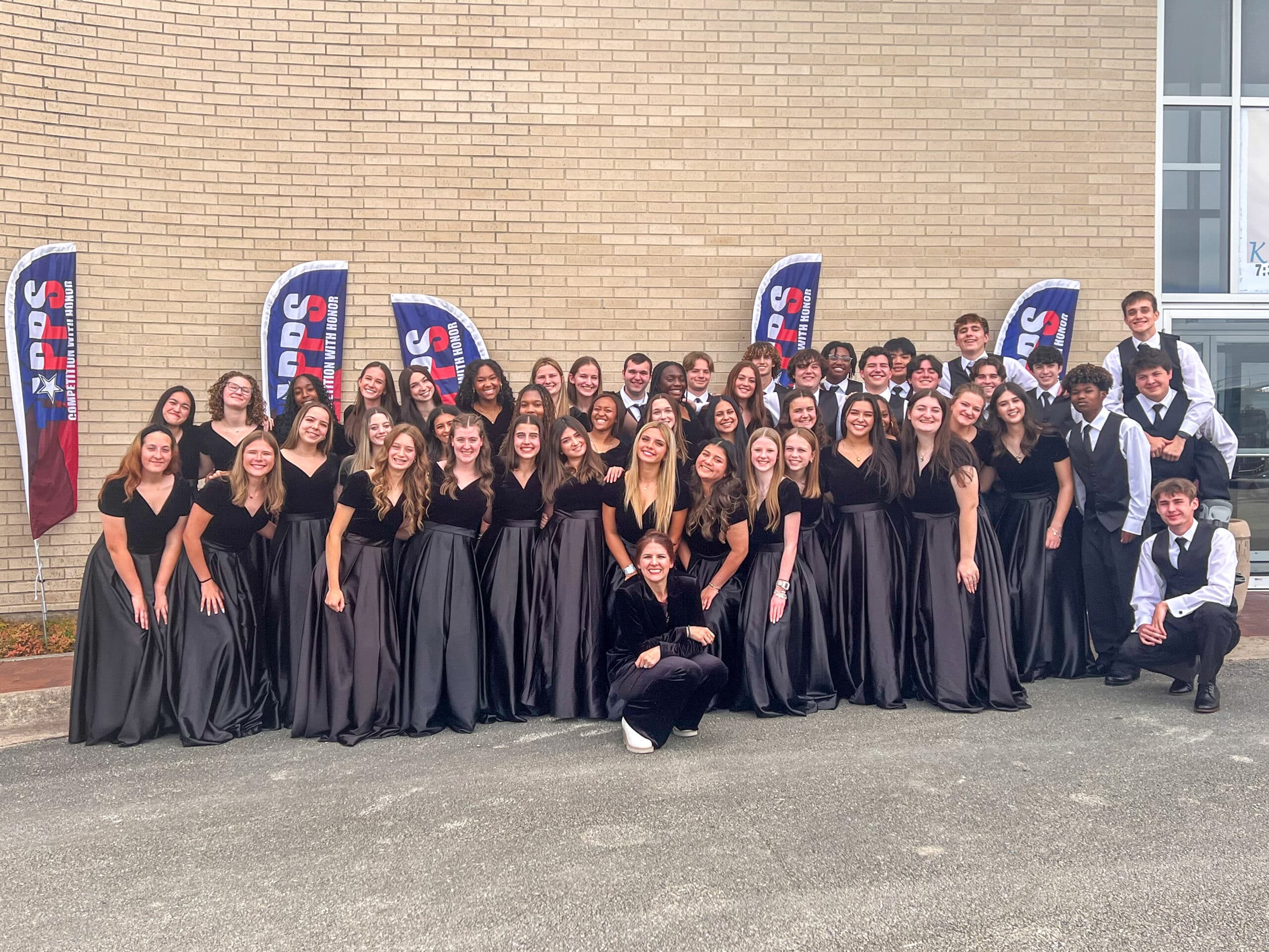 Cypress Christian School Chamber Choir performing at TAPPS State Choral Competition